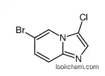 Molecular Structure of 1296224-01-5 (Imidazo[1,2-a]pyridine, 6-bromo-3-chloro-)